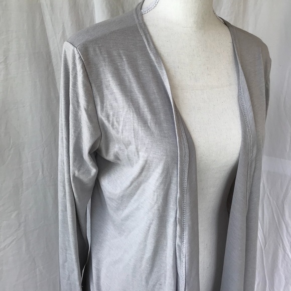 Open Front Long Cardigan - Picture 3 of 4